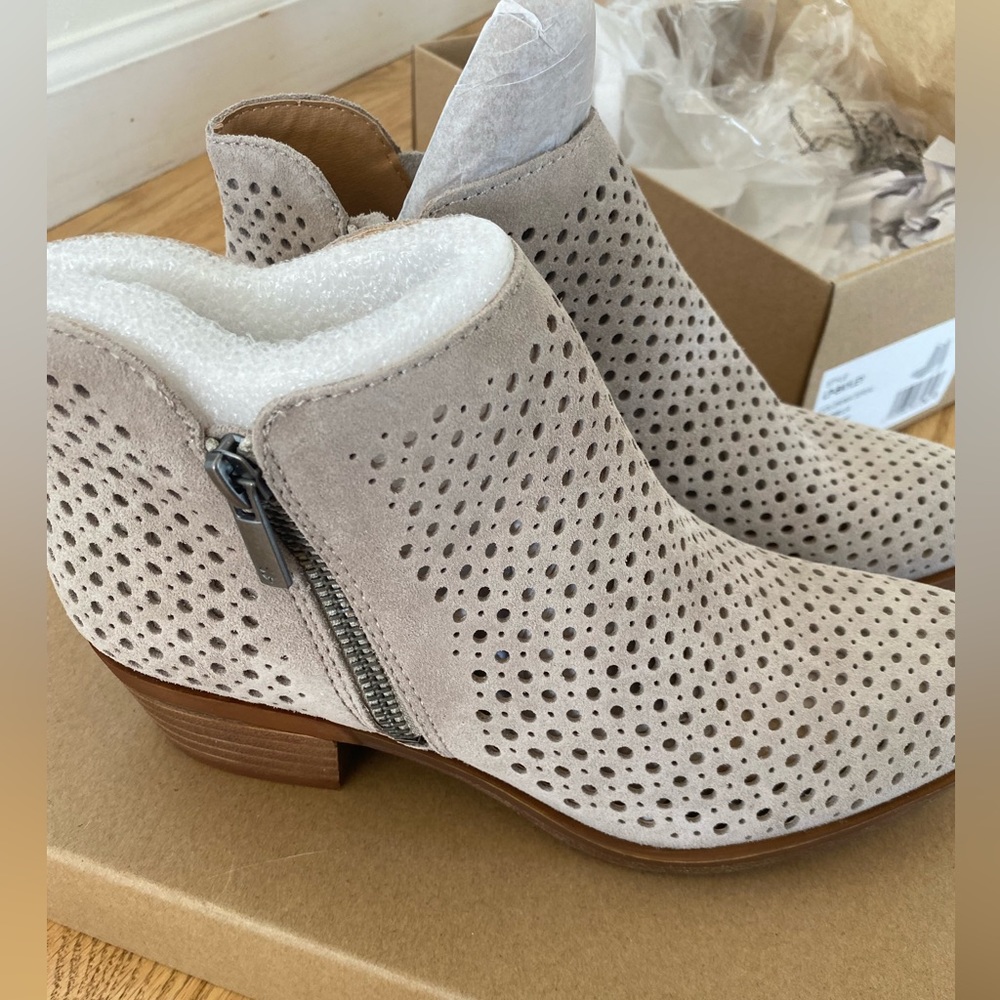 Brand New! Lucky Brand Bayley Suede Booties